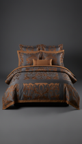 Sleepora Quilted Luxury Bedding Set, front view on neutral background