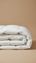 Sleepora Goose Down Duvet Insert, front view on neutral background