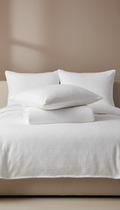 Sleepora Jacquard Cotton Bedding Set, front view on neutral background