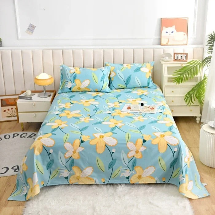Printed Cotton Flat Sheet